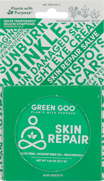 Green Goo Aloe Vera + Rosehip Seed Oil + Helichrysum Skin Repair Salve 1.82  oz | Hy-Vee Aisles Online Grocery Shopping