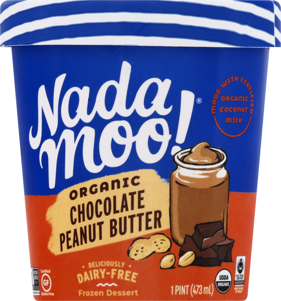 NadaMoo Chocolate Peanut Butter Coconut Milk Ice Cream HyVee Aisles