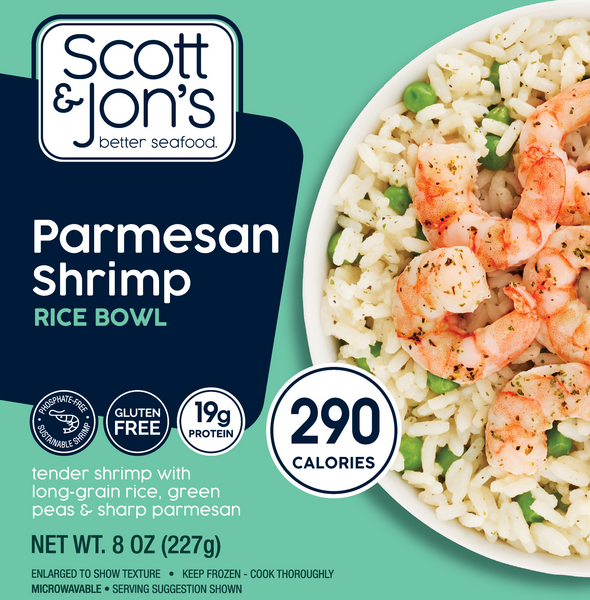 Scott & Jon's By Cheating Gourmet Parmesan Shrimp Rice Bowl | Hy-Vee ...