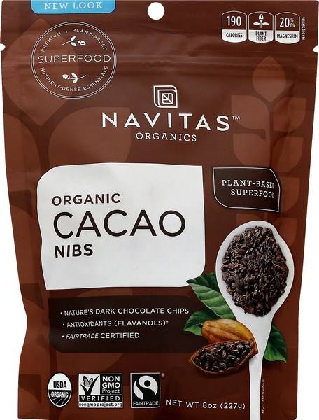 kakao 　N organic Vie Navitas Organics Organic Cacao Nibs -- 16 oz - Vitacost