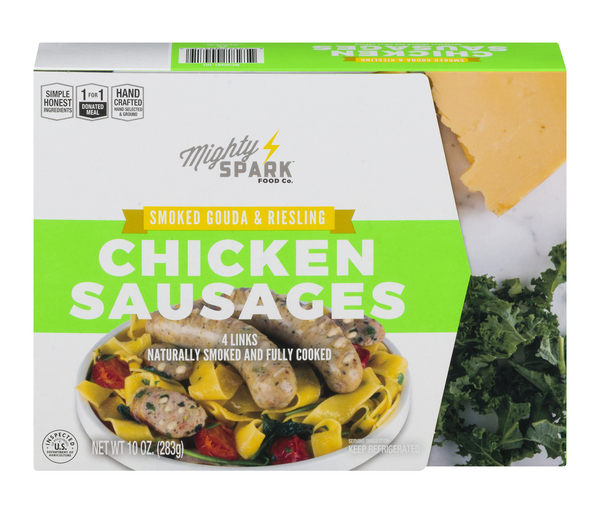 Mighty Spark Riesling Kale Smoked Gouda Chicken Sausages Hy Vee Aisles Online Grocery Shopping