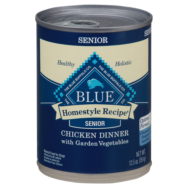 blue buffalo senior canned dog food