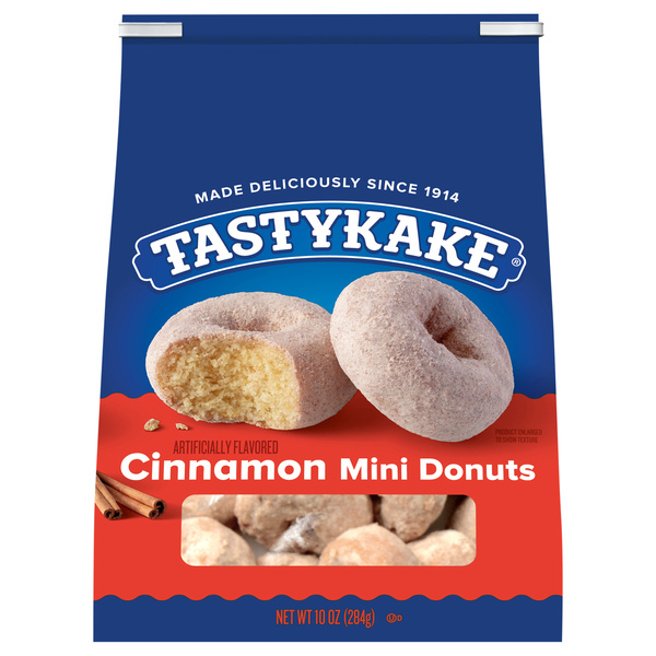 ちぃページ Tastykake Cinnamon Flavored Mini Donuts, Shareable Donuts, 10 oz