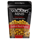 Wicked Minis Seasoned Oysters Crackers, Crushed Red Pepper