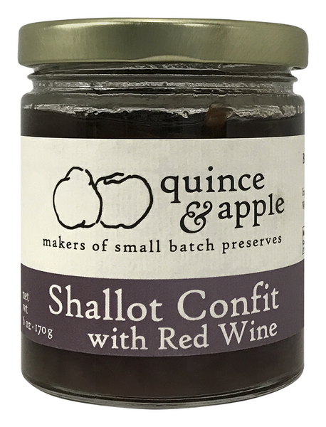 Quince & Apple Shallot Confit with Red Wine