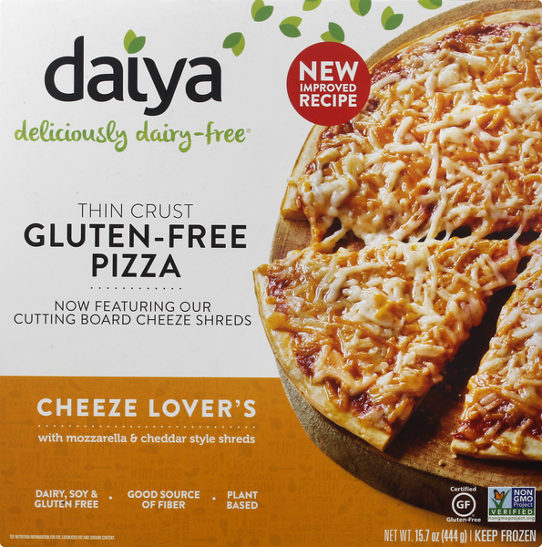 Daiya Pizza, GlutenFree, Thin Crust, Cheeze Lover's HyVee Aisles