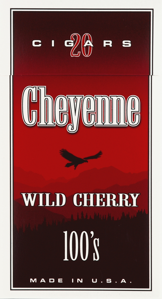 Cheyenne Cigars, Wild Cherry 100's, Box