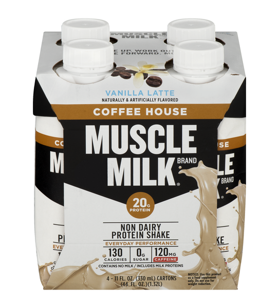 Muscle Milk Coffee House Vanilla Latte Non Dairy Protein Shake