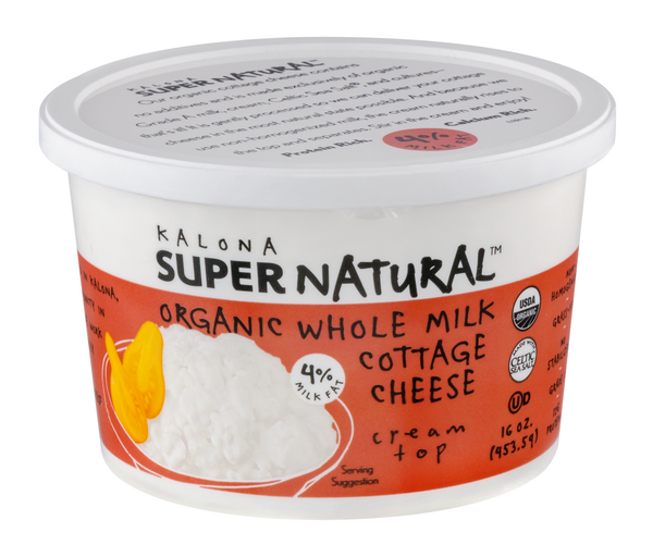 Kalona SuperNatural Organic Whole Milk Cottage Cheese HyVee Aisles