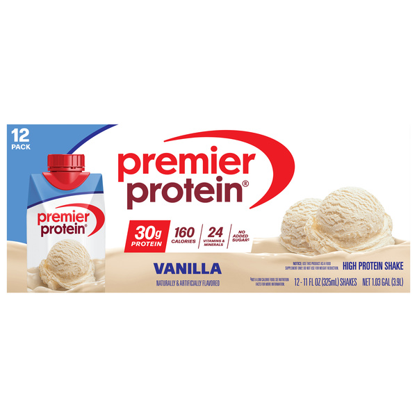 Premier Protein Vanilla High Protein Shake 12Pk | Hy-Vee Aisles
