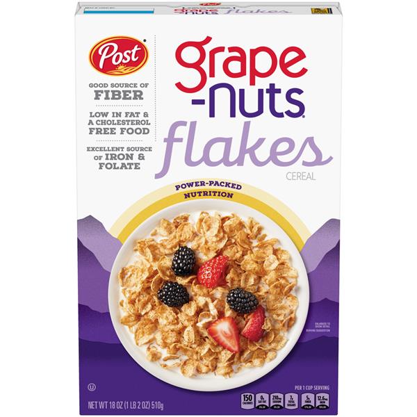 Post GrapeNuts Flakes Cereal HyVee Aisles Online Grocery Shopping