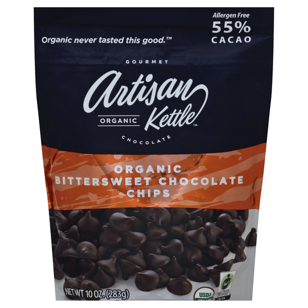 Artisan Kettle Organic Bittersweet Chocolate Chips HyVee Aisles