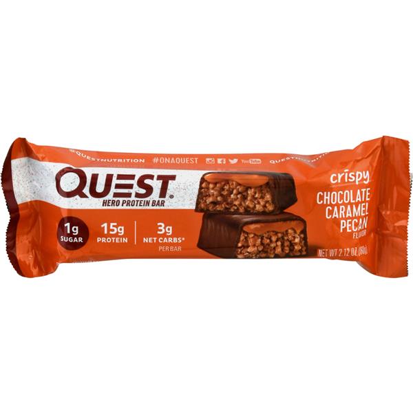 Quest Hero Protein Bar Chocolate Caramel Pecan | Hy-Vee Aisles Online ...
