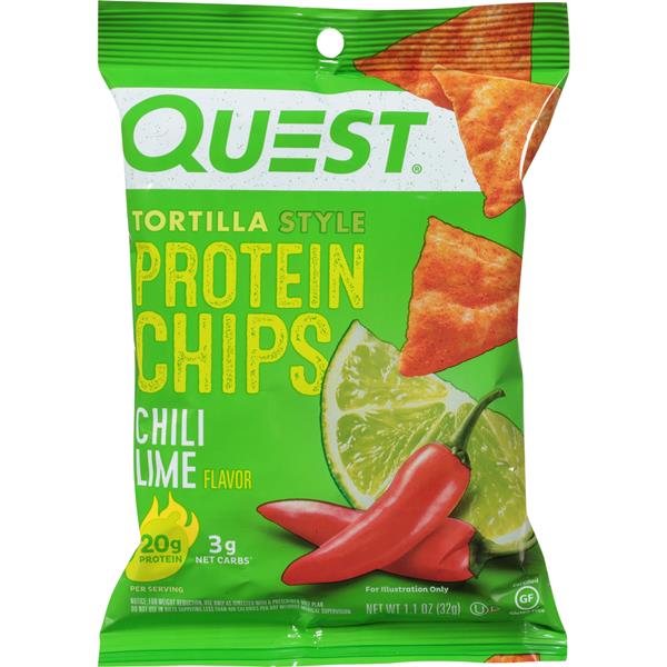 Quest Protein Chips Chili Lime Tortilla Style | Hy-Vee Aisles Online ...