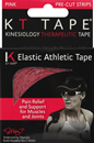 KT Tape Pink Elastic Athletic Tape, Pre-Cut Strips