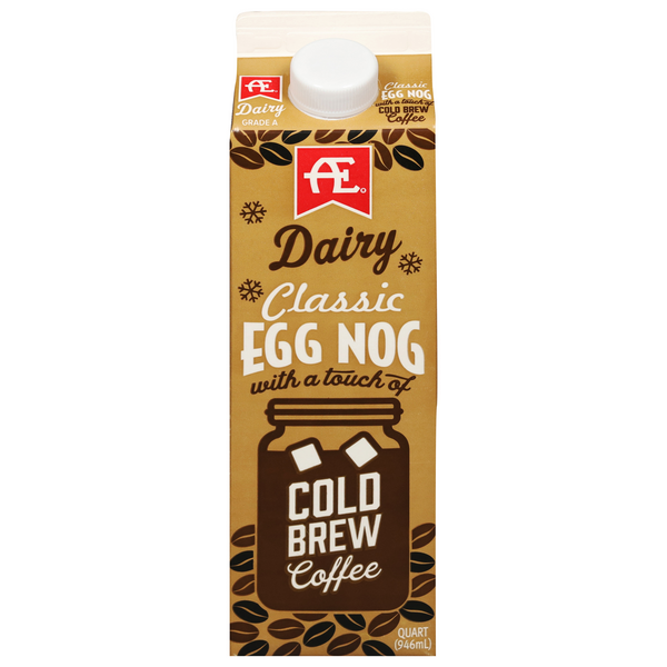 AE Dairy Classic Egg Nog with a Touch of Cold Brew Coffee | Hy-Vee