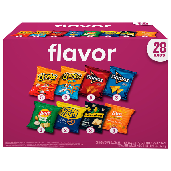 Frito-Lay Flavor Mix Party Size Variety Pack 28Ct | Hy-Vee Aisles