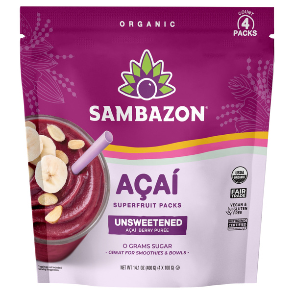 Sambazon Acai Superfruit Unsweetened Berry | Hy-Vee Aisles Online