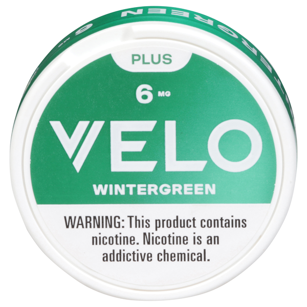 Velo Plus Nicotine Pouches, Wintergreen, 6 Mg, 20Ct | Hy-Vee