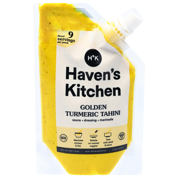 Haven's Kitchen Golden Turmeric Tahini Sauce-Dressing-Marinade 5 oz |  Hy-Vee Aisles Online Grocery Shopping