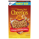 General Mills Cheerios Sweetened Whole Grain Oat Cereal, Gluten Free, Honey Nut, Family Size
