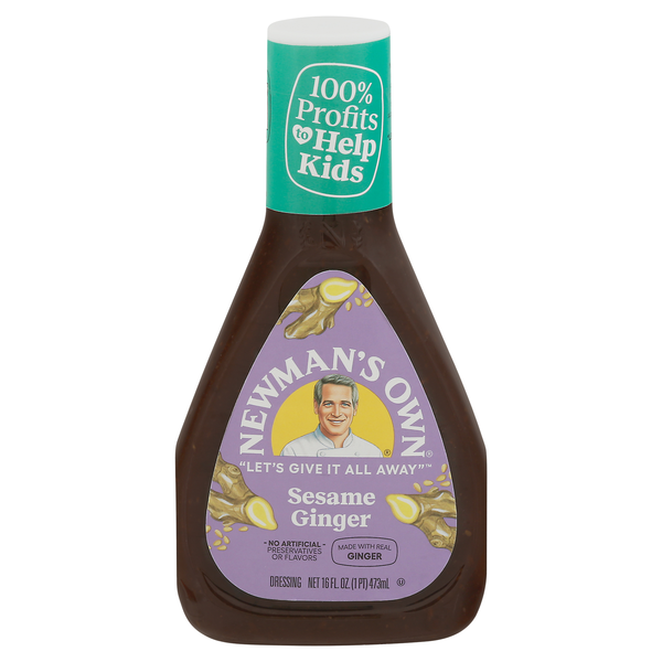 Newman's Own Lite Low Fat Sesame Ginger Dressing | Hy-Vee Aisles