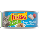 Purina Friskies Classic Pate Ocean Whitefish & Tuna Dinner Cat Food