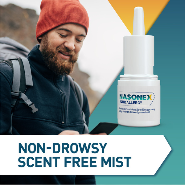 Nasonex 24HR Non Drowsy Mometasone Furoate Allergy Medicine Nasal Spray, 60  Sprays | Hy-Vee Aisles Online Grocery Shopping
