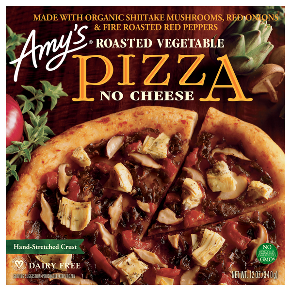 その他 EXAM's PIZZA Amy's Roasted Vegetable No Cheese Pizza | Hy-Vee Aisles