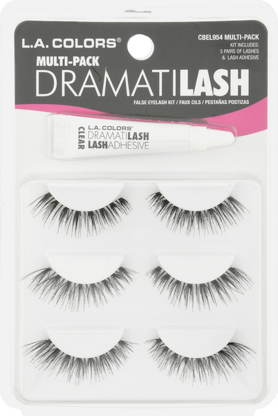L.A. Colors DramatiLash Multi-Pack False Eyelash Kit | Hy-Vee Aisles ...