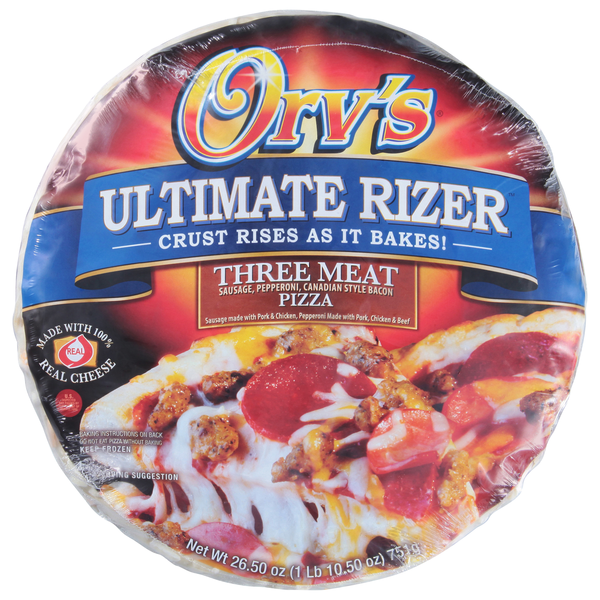 Orv's Ultimate Rizer 3 Meat Pizza | Hy-Vee Aisles Online Grocery