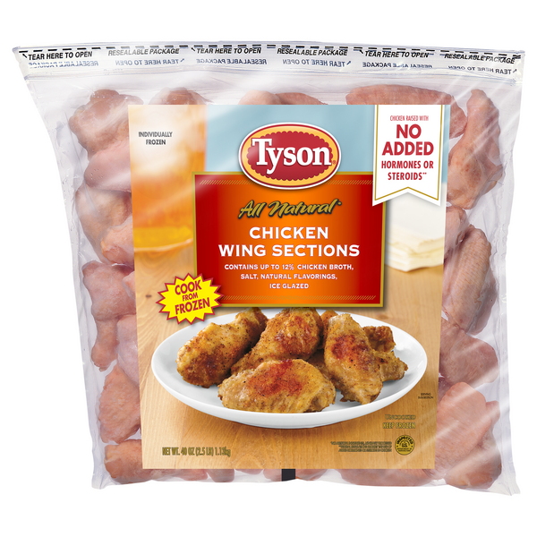 Tyson Frozen Bone-In Chicken Wings