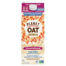 Planet Oat Unsweetened Vanilla Oatmilk, 52 oz