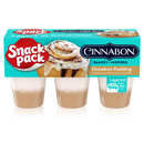 Snack Pack Cinnabon Bakery Inspired Flavored Pudding Cups