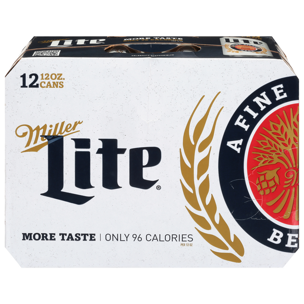 Miller Lite Beer 12 Pack  Hy-Vee Aisles Online Grocery Shopping