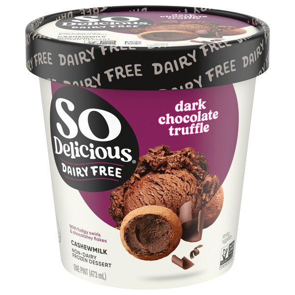 So Delicious Cashew Milk Dark Chocolate Truffle Non-Dairy Frozen