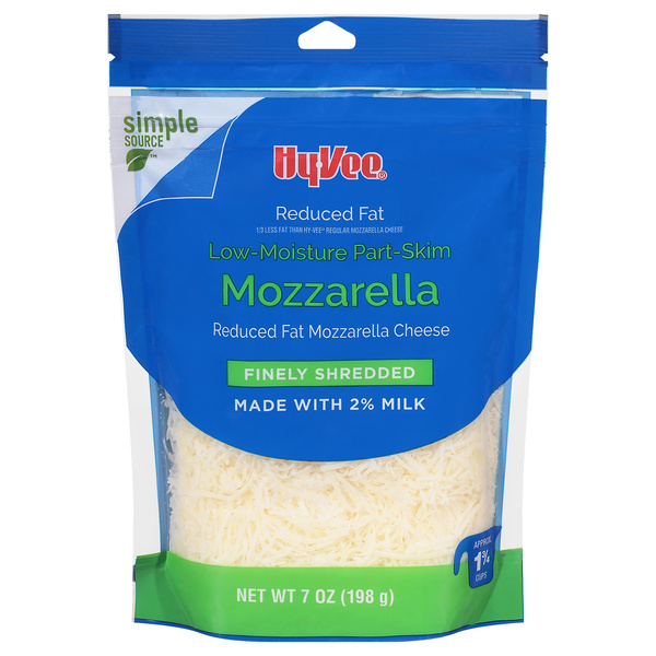 Hy-Vee Finely Shredded Reduced Fat Low-Moisture Part-Skim