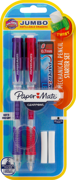 64881 Pack of 12 Paper Mate Jumbo Twist Eraser 