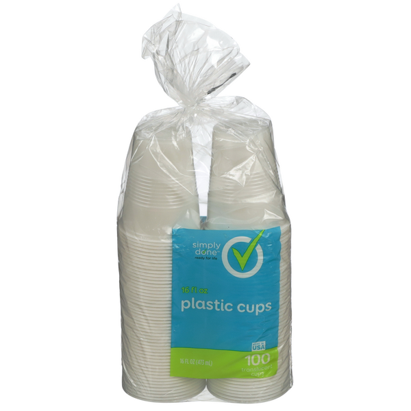 Vanilla Creme 16oz Plastic Cups (50ct)