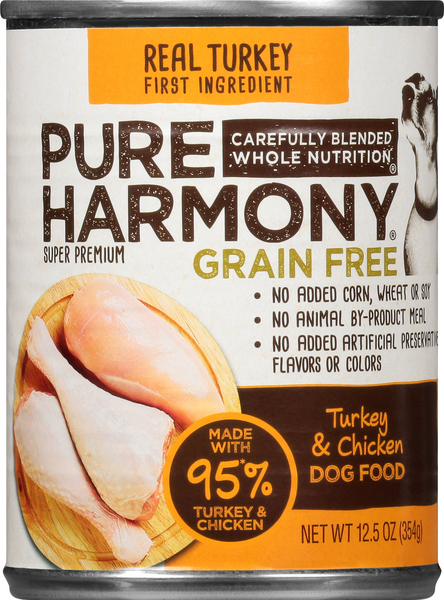 Pure Harmony Grain Free Turkey Chicken Dog Food Hy Vee Aisles