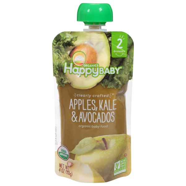 Happy Baby® Organics Clearly Crafted Pears Squash & Blackberries