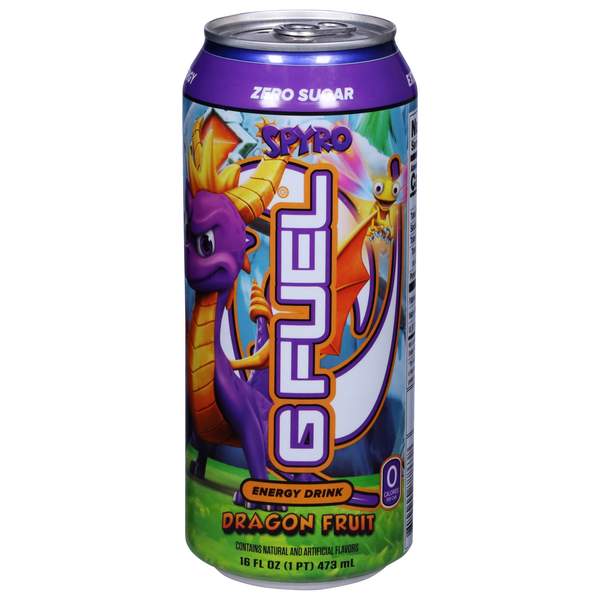 G Fuel Spyro Zero Sugar Dragon Fruit Energy Drink 16 fl oz | Hy