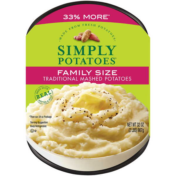 Simply Potatoes Family Size Traditional Mashed Potatoes