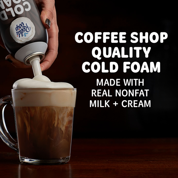 Reddi-wip Cold Foam Coffee Creamer Made with Real Nonfat Milk and