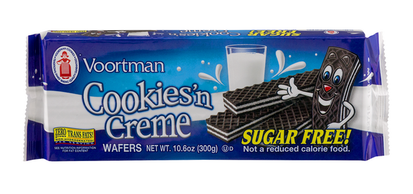 Voortman Sugar Free Cookies 'n Creme Wafers | Hy-Vee Aisles
