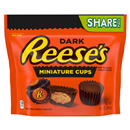 Reese's Dark Chocolate Peanut Butter Cups Miniatures Candy Share Pack