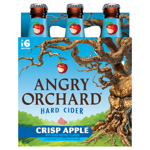 Angry Orchard Crisp Apple Hard Cider, Spiked 6pk | Hy-Vee