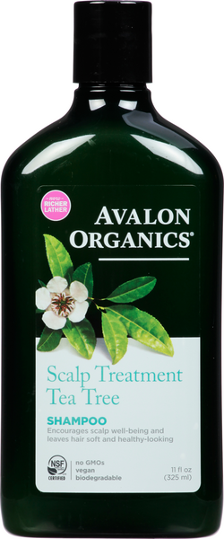 Avalon Organics Scalp Treatment Tea Tree Shampoo | Hy-Vee Aisles