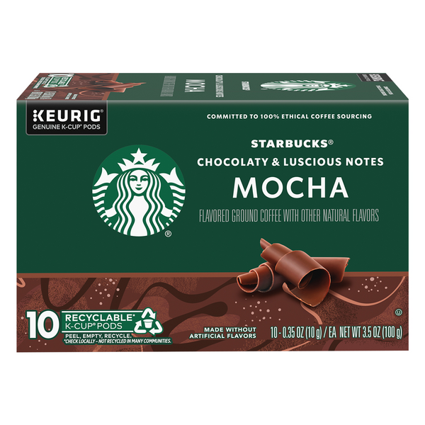 Starbucks Mocha K-Cups 10-0.35 oz ea | Hy-Vee Aisles Online