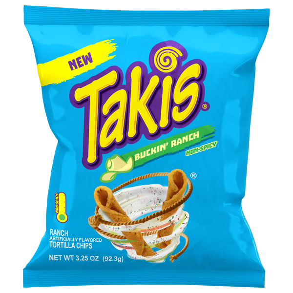 Takis Non-Spicy Buckin' Ranch Tortilla Chips 3.25 oz | Hy-Vee